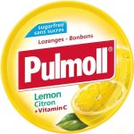 Льодяники (цукерки) Лимон + вітамін С БЕЗ ЦУКРУ Pulmoll Lemon Citron + vitanin C 45г Німеччина