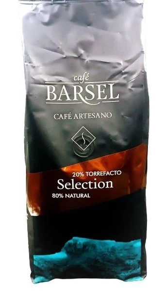 Кава в зернах 80% натуральна 20% смажена з цукром Barsel Cafe Artesano Classic 1кг Іспанія