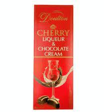 Шоколадні цукерки з вишневим лікером і шоколадним кремом Doulton Cherry Liqueur&Chocolate Cream 144 г Німеччина