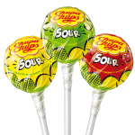 Цукерки на паличці з фруктово-кислим смаком Chupa Chups Sour 10 шт./120г Іспанія