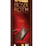 Шоколад чорний із перцем чилі Moser Roth Chili 125 г Німеччина