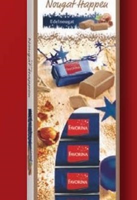 Горіхова нуга в молочному шоколаді (конфети) Favorina Fein Nougat Happeu 125 г Німеччина