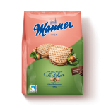 Міні-Тарталетки (Вафлі) Віденські з шоколадно-горіховим кремом Manner Wien Haselnuss 400г Австрія