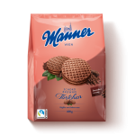 Мініарталетки (Вафлі) Венські із шоколадно-горіховим кремом Manner Wien Haselnuss 400 г Австрія