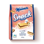 Міні-Вафлі Венські цілозернові із шоколадно-горіховим кремом Manner Wien Vollkorn 300 г Австрія