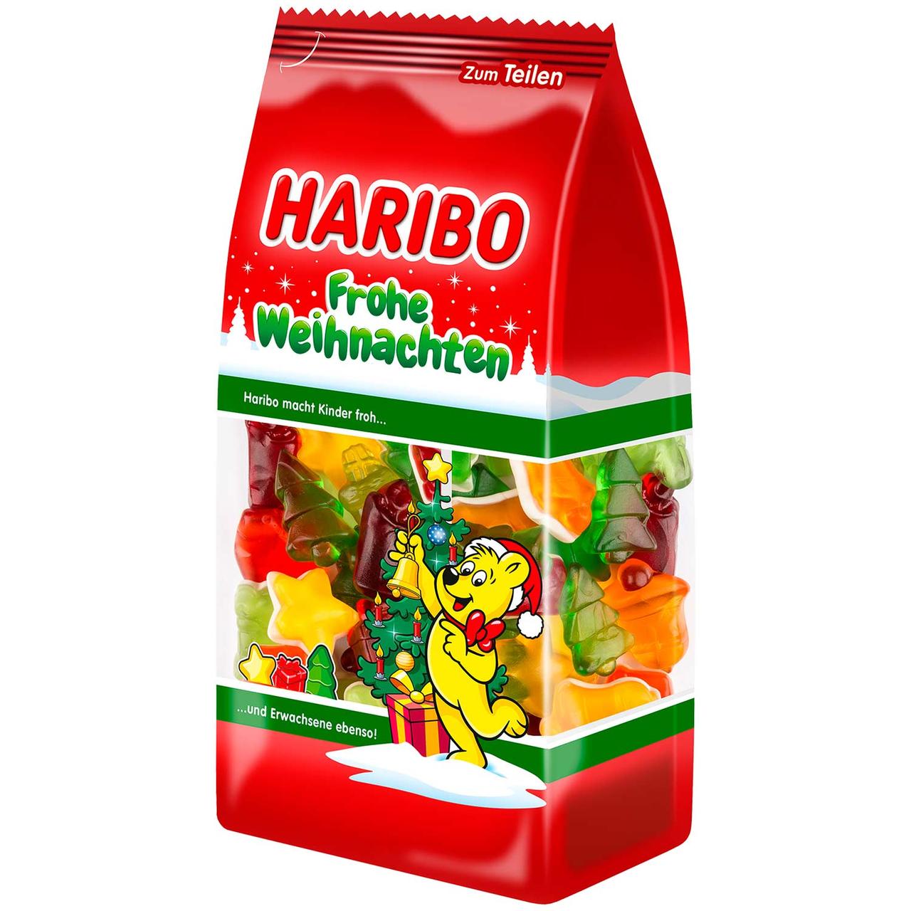 Желейні цукерки Щасливого Різдва Haribo Frohe Weihnachten 300 г Німеччина