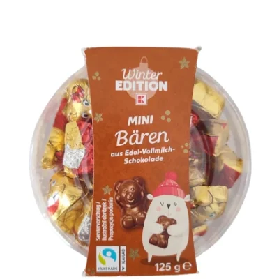 Набір Шоколадних Ведмедик Winter Edition Mini Baren 125 г Німеччина