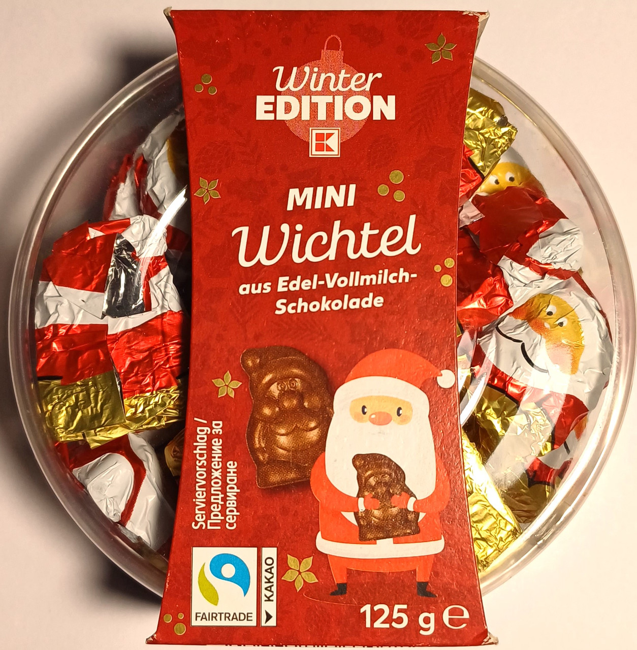 Набір Шоколадних Санта Клаусів Winter Edition Mini Wichtel 125 г Німеччина