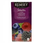 Чай фруктовий Лісова ягода Remsey Intensitea Owocow Lesnych (20x2г) 40г Польща  Чай пакетований являє собою збір ягід, листя, фрук