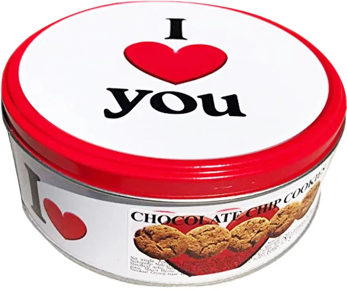 Печиво вершкове Jacobsens Bakery I LOVE YOU в ж/б 150 г Данія