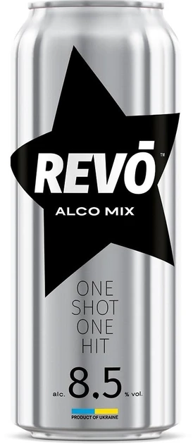 Енергетичний слабоалкогольний напій Revo Alco Energy 8.5% 0.5л Україна