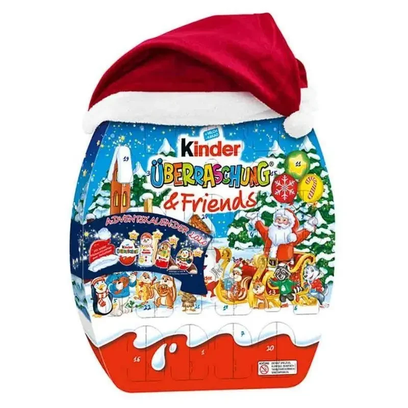 Адвент — календар Kinder Überaschung & Friends Advent із шапкою 370 г Німеччина