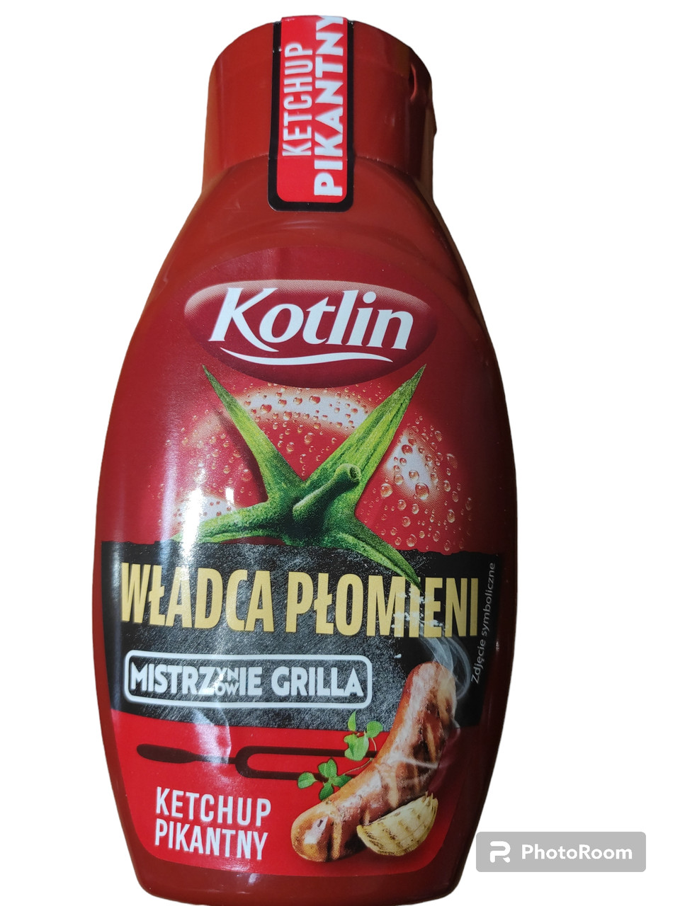 Кетчуп гострий Король полум'я БЕЗ ГЛЮТЕНА Kotlin Wladca Plomieeni 450 г Польща