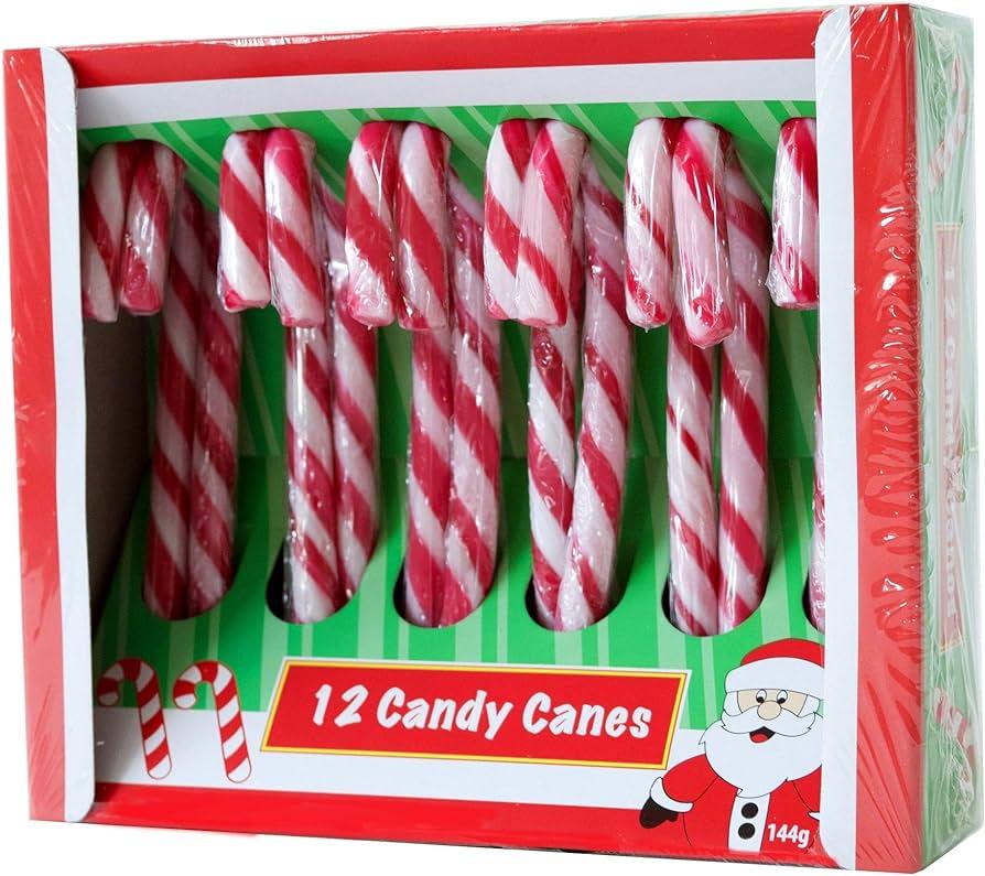 Льодяники Різдвяна Тростина БЕЗ ГЛЮТЕНУ Becky's 12 Candy Canes (12x12г) 144г Нідерланди