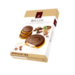 Бісквітне печиво з шоколадно-горіховим кремом у молочному шоколаді Tago Biscuits With Cocoa-Peanut 180 г Польща