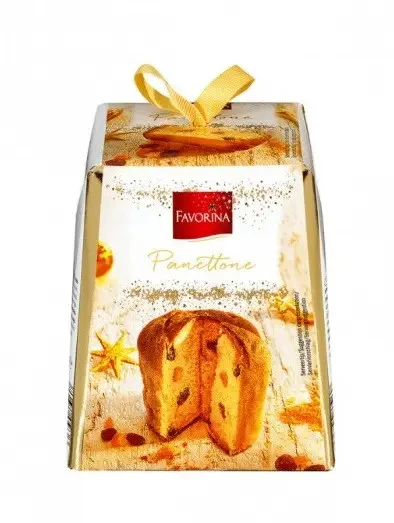 Різдвяний кекс Панетоне з цукатами та родзинками Favorina Panettone classic 90 г Німеччина
