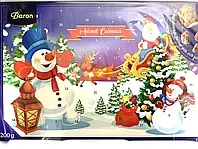 Шоколадний Адвент-календар Baron Advent Польща 200 г