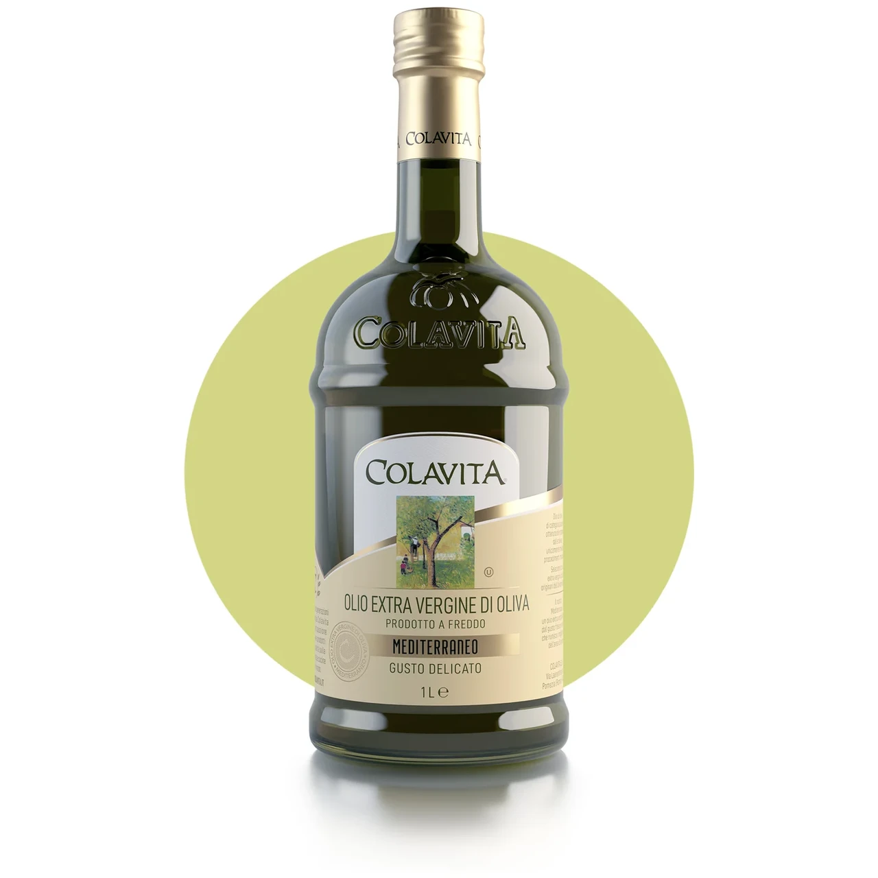 Олія оливкова Colavita Mediterraneo Olio Extra Vergine di Oliva 1л Італія