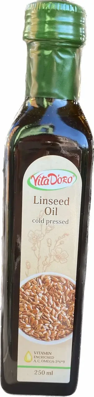 Олія лляна VitaD`oro Linseed Oil 250 мл