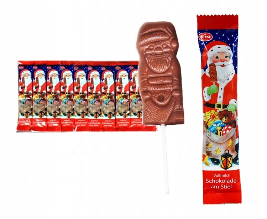 Шоколадний Миколай на паличці Schoko Lollies Gut&Gunstig Німеччина 15 г