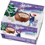 Шоколадні сніжки з молочним кремом Milka SnowBalls (4х28г) 112г Швейцарія