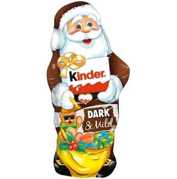 Шоколадний Санта-Клаус Kinder Dark & Mild 110g Італія