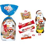 Шоколадний новорічний набір Санта-Клаус Kinder Dark & Mild (10 шт.) 199г Італія