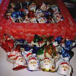 Цукерки Новорічний Мікс з ваніллю, мигдалем, кокосом, апельсином та горіхом з кріпсами Baron 1кг Польща