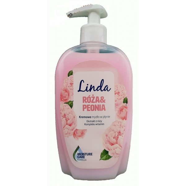 Рідке крем-мило Роза&Півонія Linda Roza&Peonia 500мл Польща
