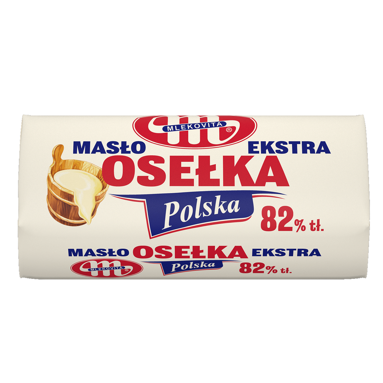 Масло вершкове Mlekovita Maslo Ekstra Oselka Polska 82% 500г Польща