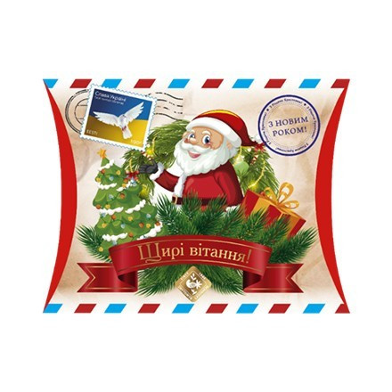 Новорічний подарунковий набір "Бандероль" АТ "Житомирські Ласощі" 127г