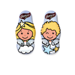 Шоколад молочний з карамелевою начинкою Різдвяний Ангел Figurka Goplana Польща 30 г