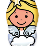 Шоколад молочний з карамелевою начинкою Різдвяний Ангел Figurka Goplana Польща 30 г