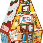 Новорічний подарунковий набір Будиночок Kinder Mini Mix 76 г (5 шт.) Італія