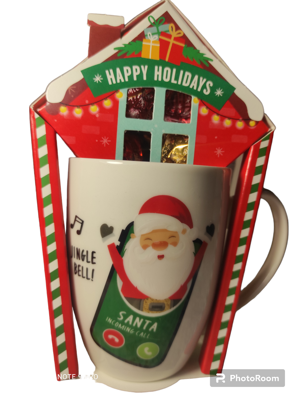 Подарунковий набір Чашка + Цукерки праліне 50 г Becky's Merry Christmas Нідерланди