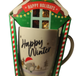 Подарунковий набір Чашка + Цукерки праліне 50 г Becky's Merry Christmas Нідерланди