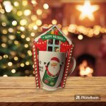 Подарунковий набір Чашка + Цукерки праліне 50 г Becky's Merry Christmas Нідерланди