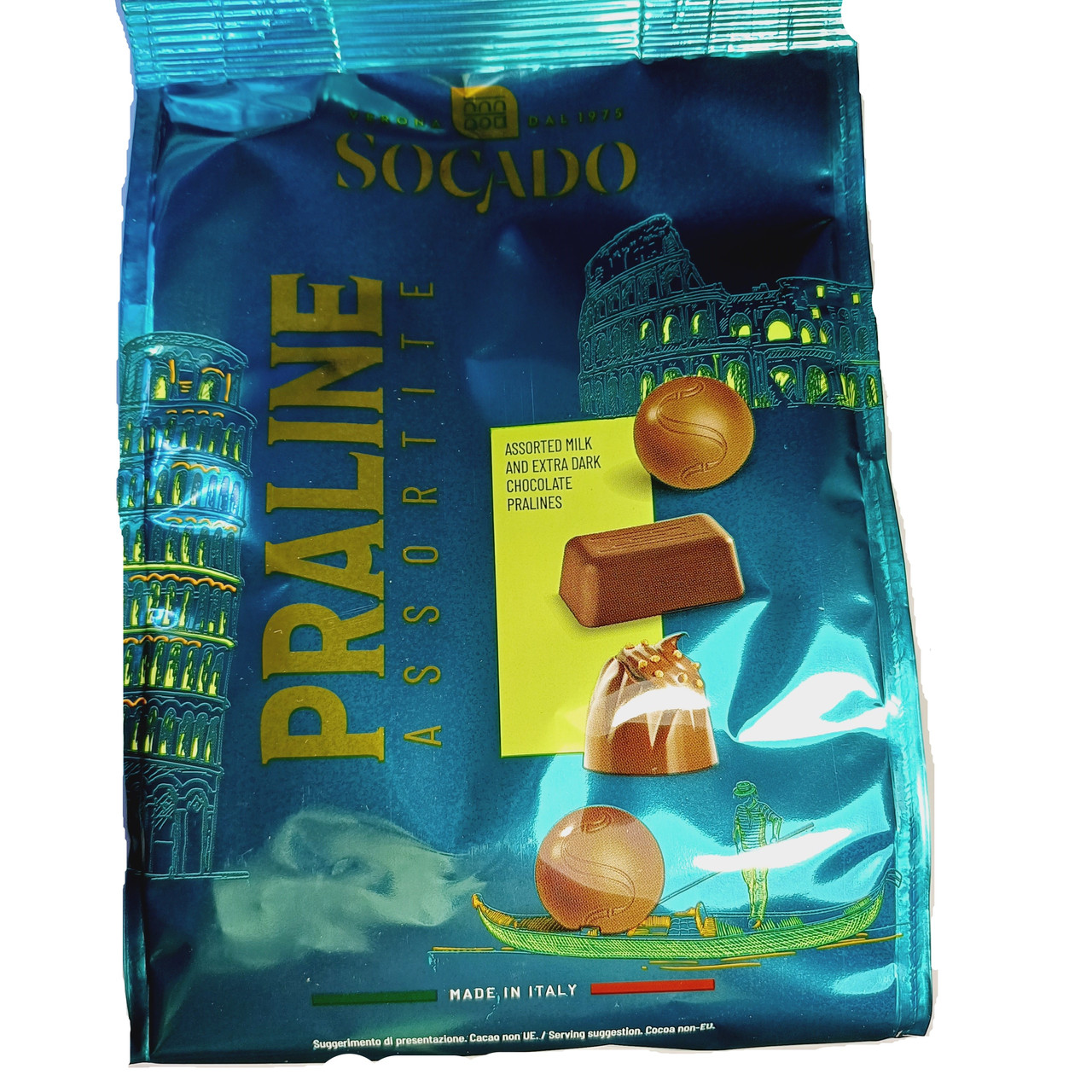 Цукерки шоколадні Асорті Socado Praline Assortite 250 г Італія