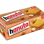 Вафлі Hanuta Haselnuss Schnitten Ferrero (10шт) 220 г Німеччина