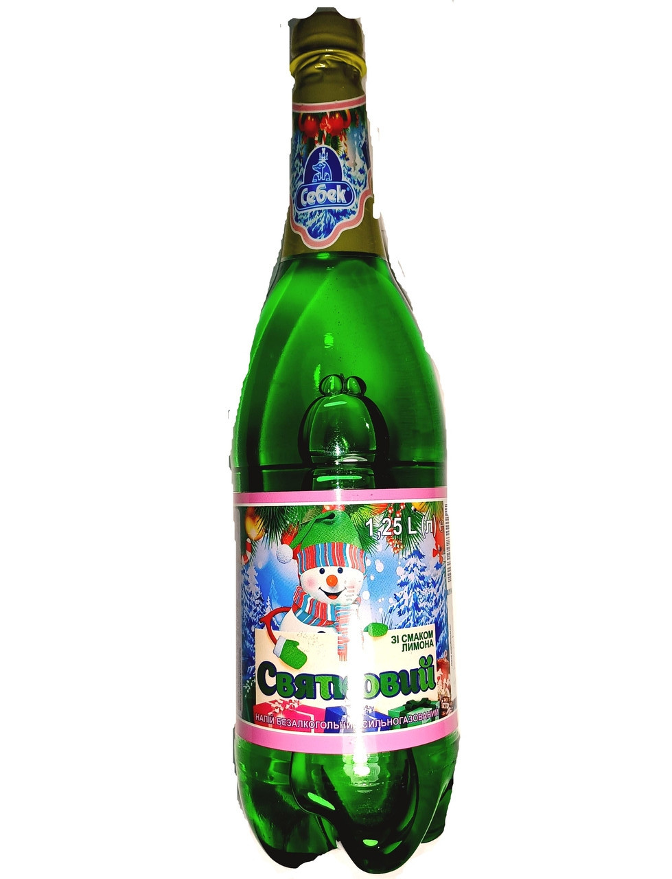 Напій сильногазований зі смаком лимонаöк "Святковий" 1,25 л ПЕТ