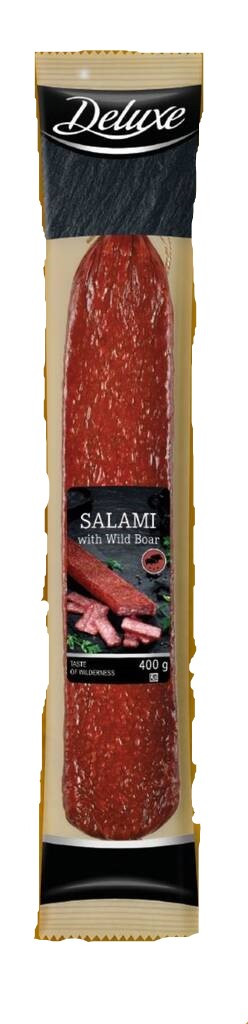 Ковбаса салямі з кабаном Deluxe Salami with Wild Boar 400г Польща