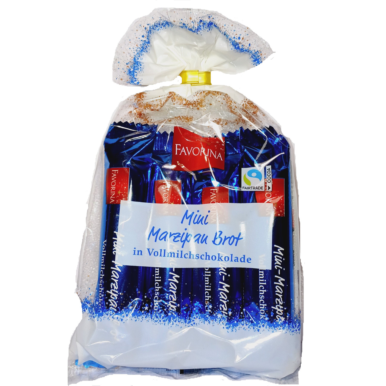 Міні- Марципан у молочному шоколаді Favorina Mini Edelmarzipan-brot Vollmilchschokolade 200 г Німеччина