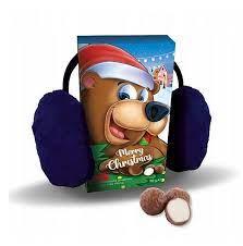 Цукерки шоколадні з молочною начинкою + навушники Merry Christmas 90 г Польща