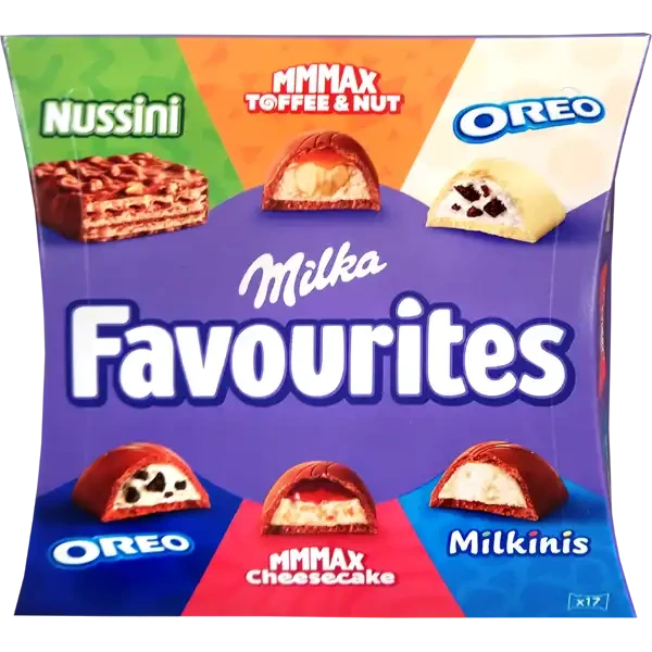 Набір шоколадних виробів від Milka Favourites 158 г Німеччина