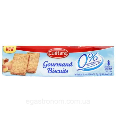 Печиво Гурма 0% БЕЗ САХАРА Cuetara Gourmand Biscuits 0% 175 г Іспанія
