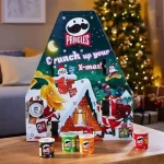 Адвент календар Pringles Crunch up your X-mas! 990г (24 штук) Німеччина