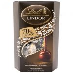 Цукерки шоколадні з помадкою Lindt Lindor Noir Intense 237г Швейцарія