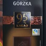 Шококлад чорний 95% какао J.D.Gross Czekolada Gorzka 95% cacao 125г. Німеччина