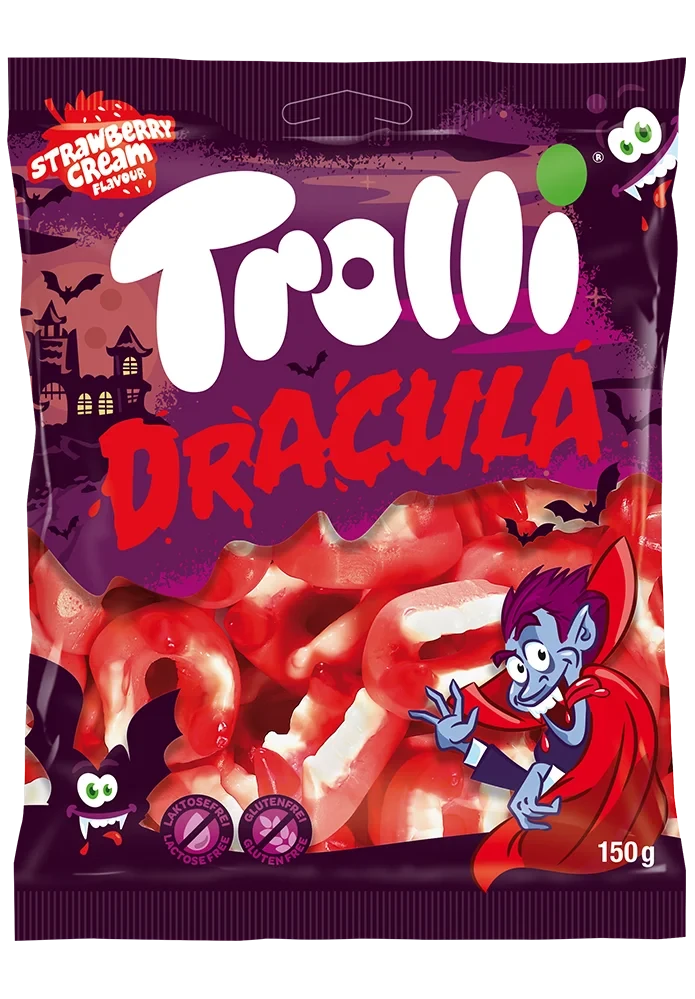 Желейні цукерки "Зуби Дракули" Trolli Dracula Німеччина 150г