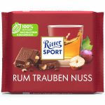 Шоколад Ritter Sport RUM TRAUBEN NUSS (РОМ+ ЗЮМ+ОРЕХ) Німеччина 100 г